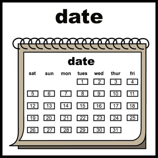 calendar dates