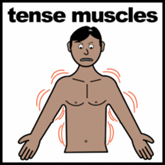Tense muscles