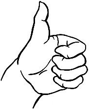 Thumbs up illustration