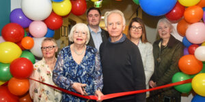 Family members and representatives from the ICB and Middlesbrough Council open Levick Court