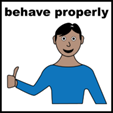 easy read behave properly