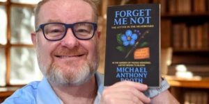 Michael Booth with his new novel
