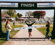 The finish line at the 2026 TEWV 10k