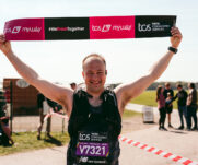 The finish line at the 2026 TEWV 10k