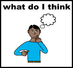 illustration of a person with a thought bubble above their head