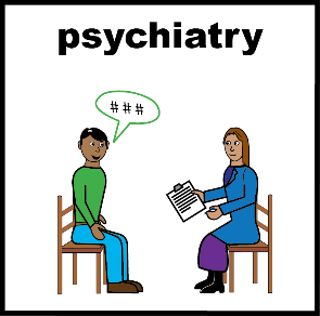 Picture of two people talking