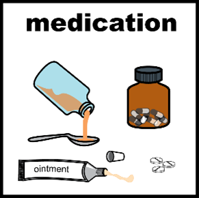 A picture showing different medications