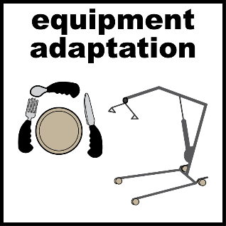 A picture showing how medical equipment can be adapted