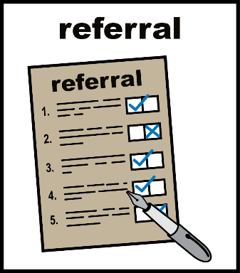 A picture showing a form with boxes checked