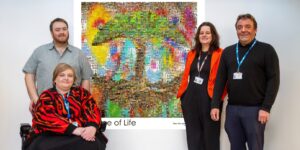 Tree of Life montage with staff